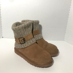 Chestnut buckle Ugg boots